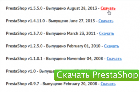 Скачать PrestaShop