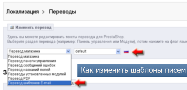 Шаблоны писем