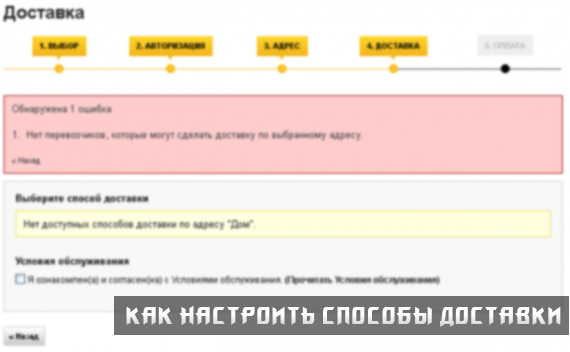 Способы доставки